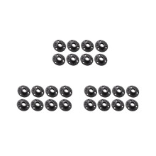 3/4-Zoll-Flansch aus Temperguss, 3/4-Zoll-Rohrgewindenippel aus schwarzem Gusseisen, 24 Stück