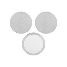 3 Pack Metal Reusable Coffee Filter Mesh for Coffee Maker Espresso Maker, Silver