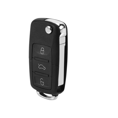 3 Button Replacement Keyless Entry Remote Car Flip Key Shell Fob Case for  Beetle