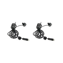 2 projecteurs LED RGB 6 LED AC12V pour fontaine, avec connexion 2 broches, éclairage subaquatique pour bassin et jeux d'eau.