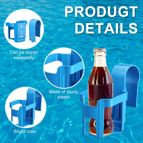 Viflosae Pool Cup Set Black 4-Piece 1