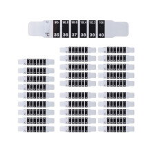 30 Pcs Forehead Thermometer Strips Adhesive Thermometer Strips Reusable Thermometer Stickers Discoloration Sticker