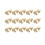 30 Pack 1.2 Inch Brushed Gold Cabinet Knobs Knurled Kitchen Cabinet Knobs Gold Drawer Knobs Round Dresser Knobs 1