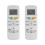 2X pour télécommande de commande d'air conditionné ARC470A1 ARC469A5 FTX35JV RX35JV 1