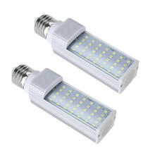 2x Fishpod Weiße Pflanzen-Aquariumlampe 7W LED-Pflanzenlampe für Aquarien, Fische und Korallen, E27-