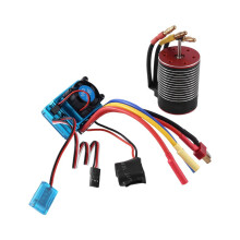 Moteur brushless 3650 3600KV et variateur 120A pour voiture RC 1/8 et 1/10 (drift, course, tout-terrain)