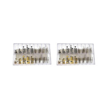 340Pcs Watch Crown Parts Replacement Assorted Dome Flat Watch Accessories Repair Tool Kit Accessories Tool Kits