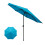 Parasol de plage bleu à 8 baleines, 118 pouces 1