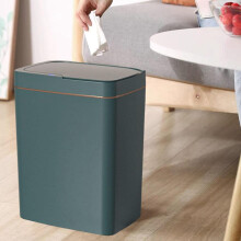 Sacs poubelle pratiques et résistants, lot de 55, avec cordon de serrage, compatibles avec les poubelles à induction automatiques, sacs à déchets