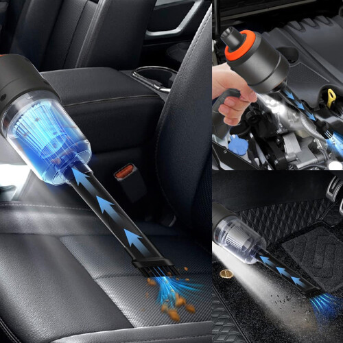Vankin handheld car vacuum cleaner 120W USB rechargeable 1
