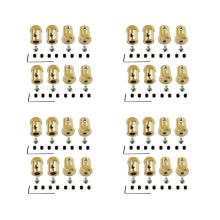 32 adaptateurs hexagonaux de moyeu de roue en laiton de 5 mm Ă 12 mm pour piĂšces de voitures RC WPL D12 C14 C24 B14 B24 B16 B36 MN D90 MN99S