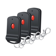 Lot de 3 télécommandes portables pour ouvre-porte de garage (10 broches) compatibles avec les modèles 3060, 3089 et 4120 (300 MHz).