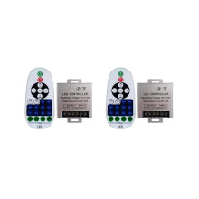 2x Dimmer-Fernbedienungs-Power-360W-LED-Box-Controller für einfarbige LED-Streifen, DC12-24V, Dimmfu