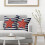 Conjunto de 2 capas de almofada com a bandeira americana, 45x45 cm (18x18 polegadas). 4