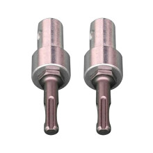 2X Electric SDS DIY Shank  Converter Accessories Drill Bit Adapter Power Tool Earth Auger Square Durable(C)