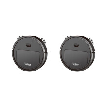 2X Robot Vacuum Cleaner 3-In-1 Household Cleaning Machine Automatic Vacuum Cleaner,Black