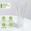 Roofei reusable glass straws for bubble tea, smoothies, 4