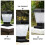 Luminária solar para poste com design em favo de mel, 7,5 x 5,5 polegadas 5