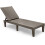 Fauteuil de jardin réglable Dextrus, taupe 2