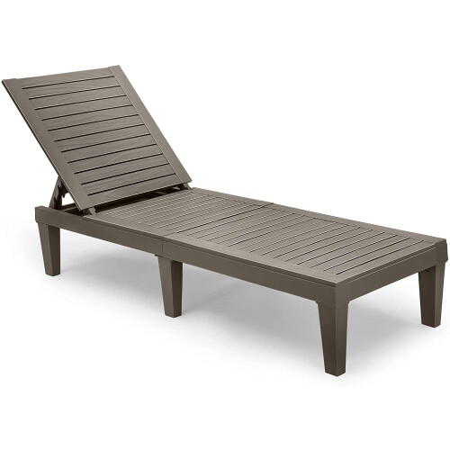 Fauteuil de jardin réglable Dextrus, taupe 1