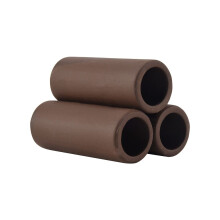 Lot de 3 abris en céramique brune - Crevettes, tube d'élevage, cachette