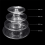 Torre expositora transparente de 4 niveles para macarons 4