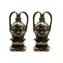 2x Kupferne Affenkönig-Figur Sun Wukong Statue Dekoration Aquarium Ornamente Einweihungsgeschenk Hei