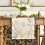 Tischläufer mit Blumenmuster, 33 x 91 cm, Polyester 4