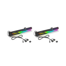 2x COOLMOON GT8 Kartenhalterung ARGB Computer Shenguang Synchrones horizontales Gehäuse mit fester G