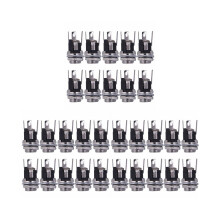 30 Stück Netzteilbuchsen, Einbausteckverbinder, 5,5 x 2,1 mm, neu