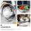 Stainless Steel Vegetable Basin Flat Bottom 2 pcs 2