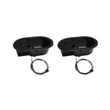 2x Entriegelungsgriff für Relaxsessel mit Kabel, universeller Couch-Entriegelungshebel, Ersatzteile,