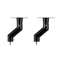 2X Rain Chain Gutter Adapter Black Installation Suit for Gutter Downspout Outlet