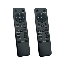 Télécommande 2X pour système de barre de son 4K Ultra HD 2.1/3.1 canaux, télécommande audio sans fil pour home cinéma