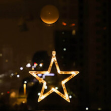 Yonrjhukm Kerstraamverlichting Decoraties LED Kerstdecoraties