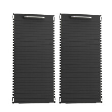 2X Car Inner Indoor Centre Console Roller Blind Cover for - C/E-Calss W204 S204 W212 S212 A20468076079051 Black