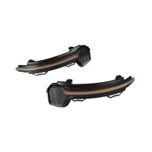 2Pcs LED Side Mirror Lamp Side Rearview Dynamic Turn Signal Lights for   MK2 2017-2019