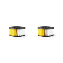 2X Vacuum Cleaner Wet & Dry Cartridge Hepa Filter for  WD4 WD5 WD4.200, WD4.290, WD5.200M Vacuum Cleaner Filters