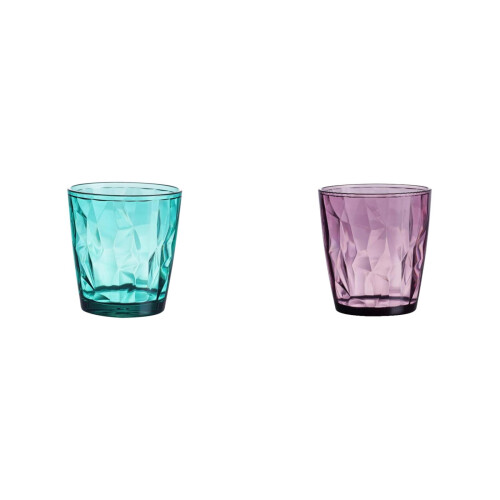 Unzerbrechliche Acryl-Saftgläser (2 Stück, 12 oz)