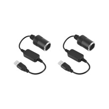 Convertisseur USB 5V vers 12V (x2), alimentation pour tachygraphe, convertisseur allume-cigare USB vers allume-cigare