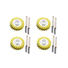 2X W10112253 Mixer Worm Gear W10380496 Carbon Brushes for 5K45SS 5K5SS Mixers Replace Parts 4162897