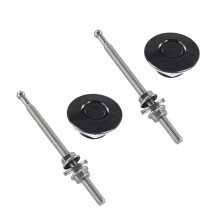 2x Schnellverschluss-Kennzeichenhalterung, 1,25 Zoll Durchmesser, Aluminiumlegierung, 4 Zoll lang (S