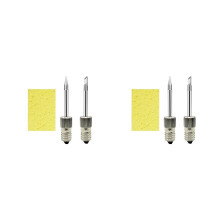 2 pointes de soudage USB de rechange pour fer à souder, compatibles avec l'interface E10 (pointe B + pointe K)