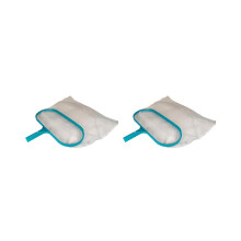 2X Swimming Pool Salvage Net Leaf Blower Fine Mesh Professional Pool Skimmer Cleaning Pool Rake Pool Clean Supplies