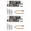 2X Temperature Controller Module Single 12V  PWM 2-3 Wire Fan Temperature Control Governor Computer Fan 1