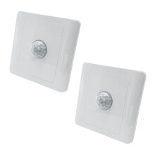 2X PIR Infrared Motion Sensor  220V Auto Control LED Lamp Lighting   Body Induction Detector
