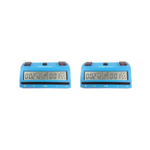 Chronomètre numérique professionnel 2X pour jeux d'échecs, compte à rebours, jeu de plateau, chronomètre, bonus, compteur horaire de compétition