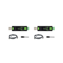 2X Waveshare USB to RS232/485 Serial Communication Converter FT232RNL for  Linux Android Win 11/10/8.1/8/7