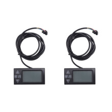2 écrans LCD S861 pour vélo électrique avec prise SM, panneau de commande pour contrôleur BLDC, noir 24 V-36 V