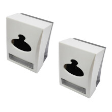 2X Table Top Restaurant Tissue Dispenser Napkin and Toothpick Holder Paper Roll Holder for Hotel